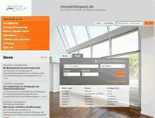 Tablet Screenshot of immobilienpool.de